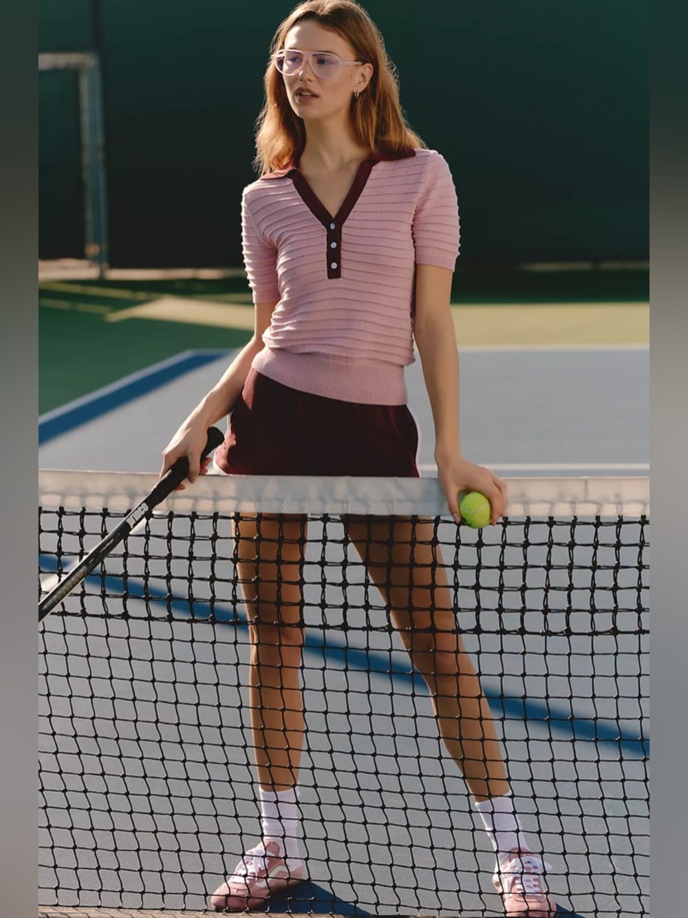 NWT VARLEY Wren Knit Polo